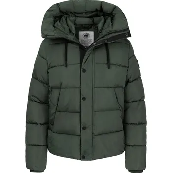 Dámská móda PitBull West Coast - dámská zimní bunda AMALIA tmavě zelená L