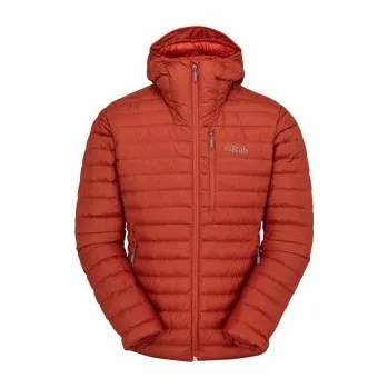 Pánská péřová bunda Rab Microlight Alpine L Tuscan red