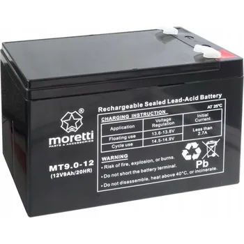 Záložní baterie Akumulátor Moretti UPS MT9.0-12