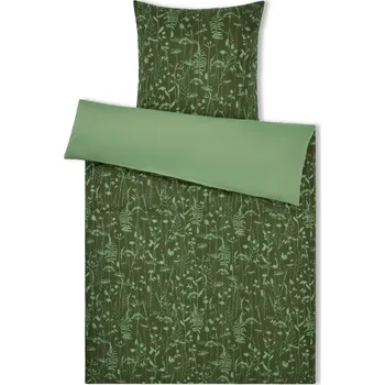 Povlečení 718061 - Tchibo - Mikroflanelové povlečení - barva: zelená
