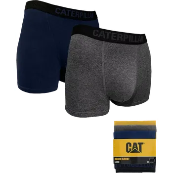 Boxerky Caterpillar Cat SG Boxer 2 Pack Grey/Blue