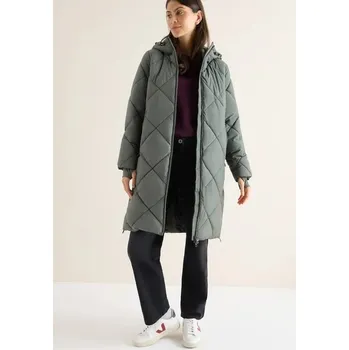 Prošívaný kabát Cecil 101273 olivový s šňůrkami na batoh Velikost: XL