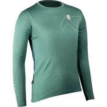 cyklistický dres LEATT Cyklistický dres s dlouhým rukávem letní - MTB TRAIL 3.0 W - zelená XS