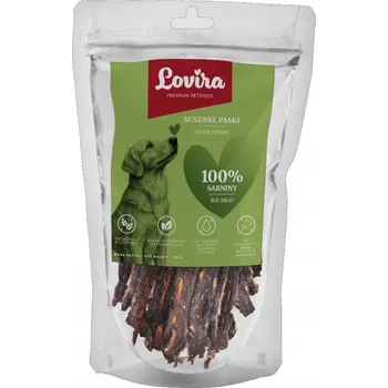 Pamlsek pro psa Pamlsky pro psy tyčinky SRNČÍ sušené maso LOVIRA