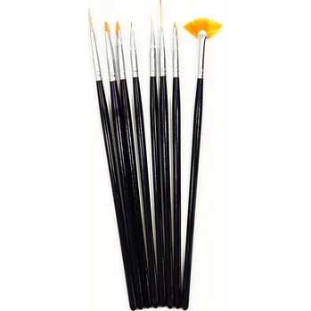 Přípravek na nehty 8 ks sada štětců na gelové nehty a zdobení ZP-28