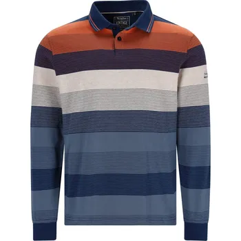 Pánské tričko Luxusní polo tričko s límečkem Stay Fresh® (dlouhý rukáv) - v nadměrné velikosti 4612