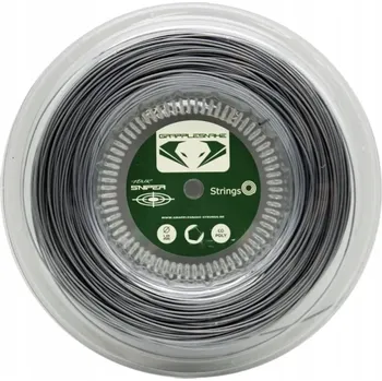 Struna na výplet tenisové rakety Tenisový výplet Grapplesnake Tour Sniper 1,25 stříbrný, balení cívka