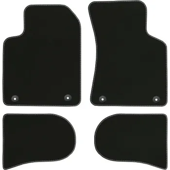 autokoberec Kobercové rohože Edecor velurové 4 ks