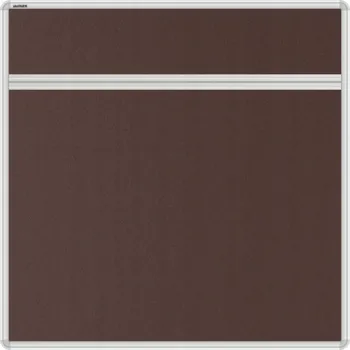 Paraván Stolový akustický paraván AKUSTIK tmavě hnědý 080 x 080 cm