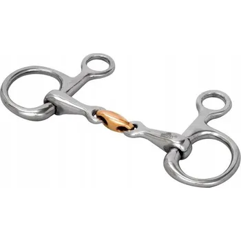 Udidlo pro koně Udidlo dvakrát lomené Start anat./měď/plné 2x lomené 12,5 cm