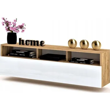 Komoda TV stolek / Komoda PLAY OPEN Craft Bílá Lesklá 160