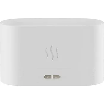 Aroma difuzér LED RGB Ultrazvukový aroma difuzér a zvlhčovač vzduchu s podsvícením 180ml bílá