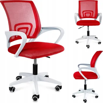 Otočná kancelářská židle Jumi červená