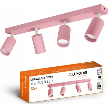 Stropní svítidlo Luxolar GU10 růžové