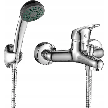 Vodovodní baterie Jednopáková nástěnná vanová a sprchová baterie Kuchinox ORIS, stříbrná