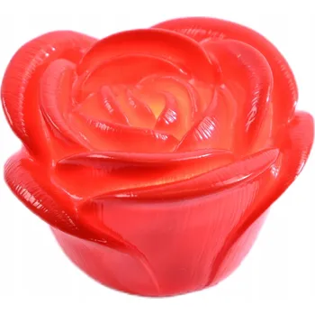 Obraz SVÍTÍCÍ RŮŽE DEKORACE ČERVENÁ KVĚTINA DÁREK VALENTÝN DEN ŽEN