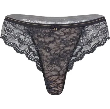 Souprava dámského spodního prádla Tanga Marc&André W25-0691 grafit velikost 38