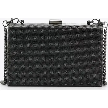 Kabelka Axel Accessories Večerní psaníčko Axel se strass kamínky a řetízkem – černé