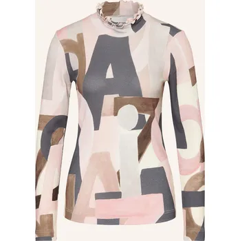 Zaída Dámské Tričko S Dlouhým Rukávem, tmavě šedá / růžová /...