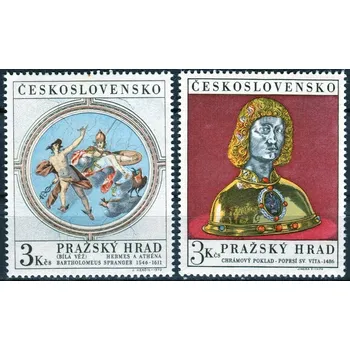 Poštovní známka Českosloveská pošta (1970) Pof. 1831 - 1832 ** - Československo - Pražský hrad 1970