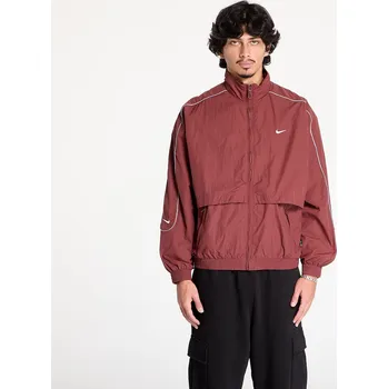 Pánská bunda Větrovka Nike Sportswear Solo Swoosh Men's Woven Track Jacket Dark Pony/ White XS