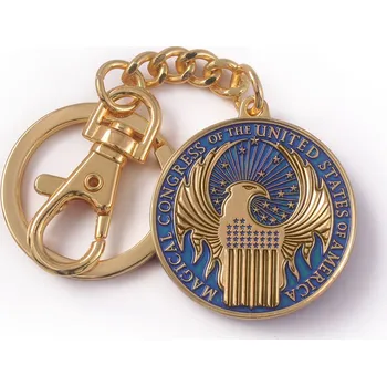 The Noble Collection Klíčenka kovová, MACUSA, Fantastická zvířata