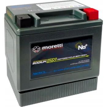 Záložní baterie Sodíkovo-iontová Akumulátor Moretti NaCRX7L 12V 4,5Ah