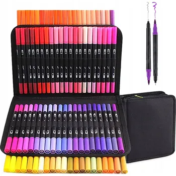 FIXY POPISOVAČE AKWARELOWE 100X ZESTAW PRO UMĚLCE ŠKOLÁKY DĚTI