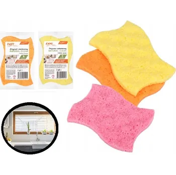 Utěrka CELULÓZOVÁ HOUBIČKA NATURAL CLEAN RAVI 3 ks