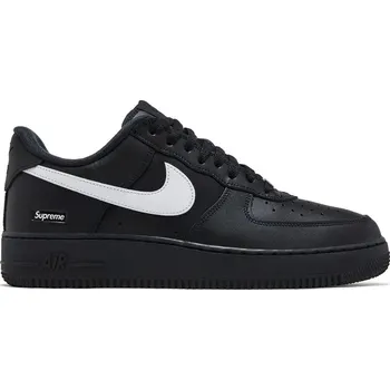 Pánské tenisky Nike Supreme x Air Force 1 Low 'Box Logo - Black White' Velikost: 46