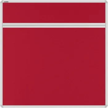 Paraván Stolový akustický paraván AKUSTIK červený 080 x 080 cm