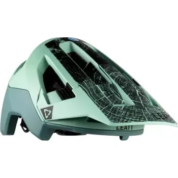 Sportovní chránič LEATT Cyklistická přilba - MTB ALL MOUNTAIN 4.0 - zelená (59–63 cm)