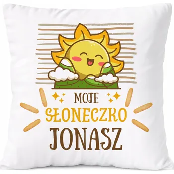 Polštář Dárek Polštář pro Ernesta, syna dítěte s potiskem