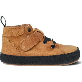 Dívčí zimní obuv PEGRES CELOROČKY BF32L Brown | Dětské celoroční barefoot boty