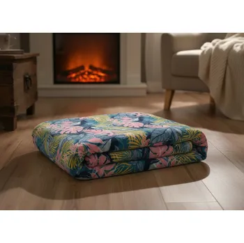 deka Deka z mikrovlákna TROPICS modrá 150x200 cm