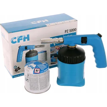 Horkovzdušná pistole PLYNOVÝ HOŘÁK PRO MĚKKÉ A TVRDÉ PÁJENÍ, PIEZO ZAPALOVÁNÍ, S KARTUŠÍ