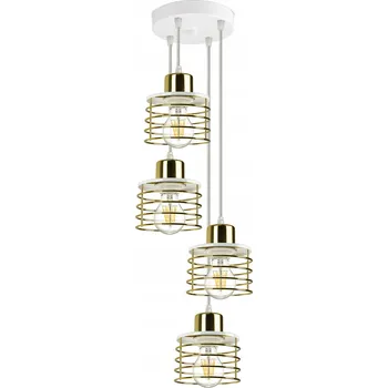 Závěsné svítidlo Lustr GLAMOUR Zlatý Chrom Měď