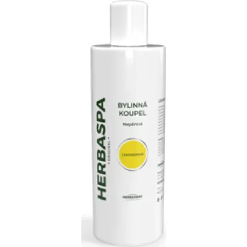 Koupelová pěna HERBASPA nepěnivá bylinná koupel Lemongrass 90 ml