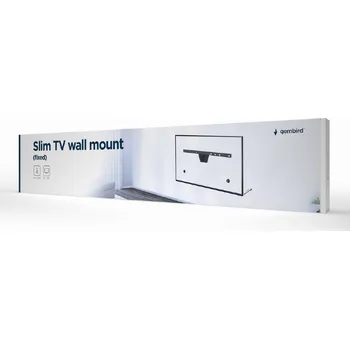 Televizní držák GEMBIRD Držák TV WM-S80F-01, 37"-80" (50kg), slim WM-S80F-01