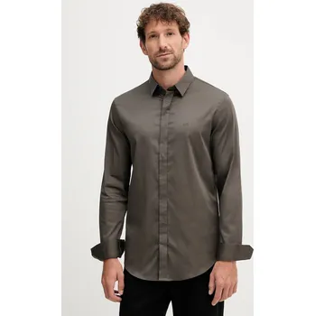 Pánská košile Košile Armani Exchange 8NZCBD.ZN10Z. hnědá 98X, vel. S