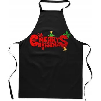 Kuchyňská zástěra KUCHYŇSKÁ ZÁSTĚRA VESELÉ VÁNOCE DÁREK