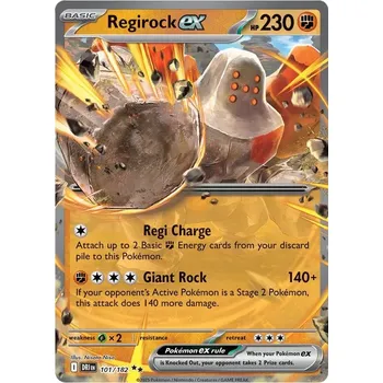 Sběratelská karetní hra Regirock ex 101/182 - Destined Rivals