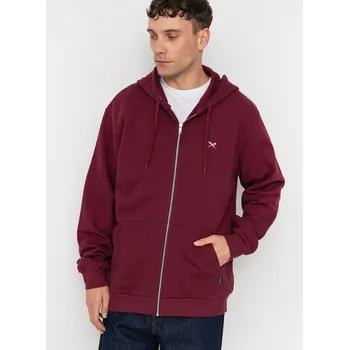 Pánská mikina Iriedaily Mini Flag 2 ZHD (wine) M, vínově červená