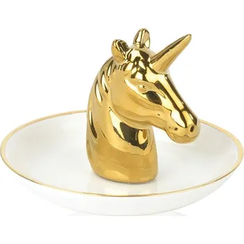 Šperkovnice Stojánek na prstýnky BA69231 Jednorožec, porcelán, v.9,5cm ANDREA HOUSE