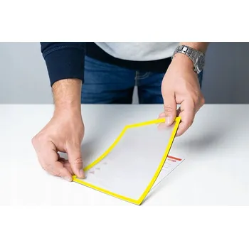 MAGNETICKÁ KAPSA A5 S RÁMEČKEM, ŽLUTÁ