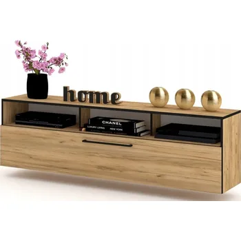 Komoda Závěsná skříňka pod TV Komoda PLAY FORMA Dub Craft 140
