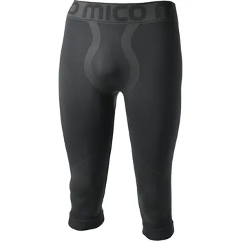 Dámské termo spodky MICO pánské 3/4 kalhoty Warm Control skintech - nero Velikost: III (XL)