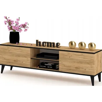 Komoda TV stolek Komoda Police Černá Craft Skandinávský styl