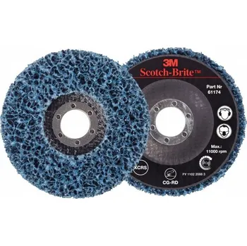 Brusný kotouč 3M 61174 Clean&Strip CG-RD modrá 115mm x 22mm SXCRS