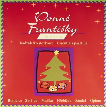 Svíčka Vánoční sada vonné františky 36ks, 6 vůní